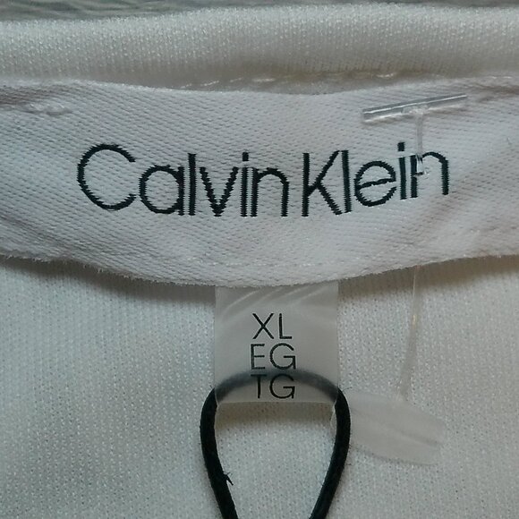 Calvin Klein Women’s White Lace Overlay Top Size XL - Picture 5 of 8